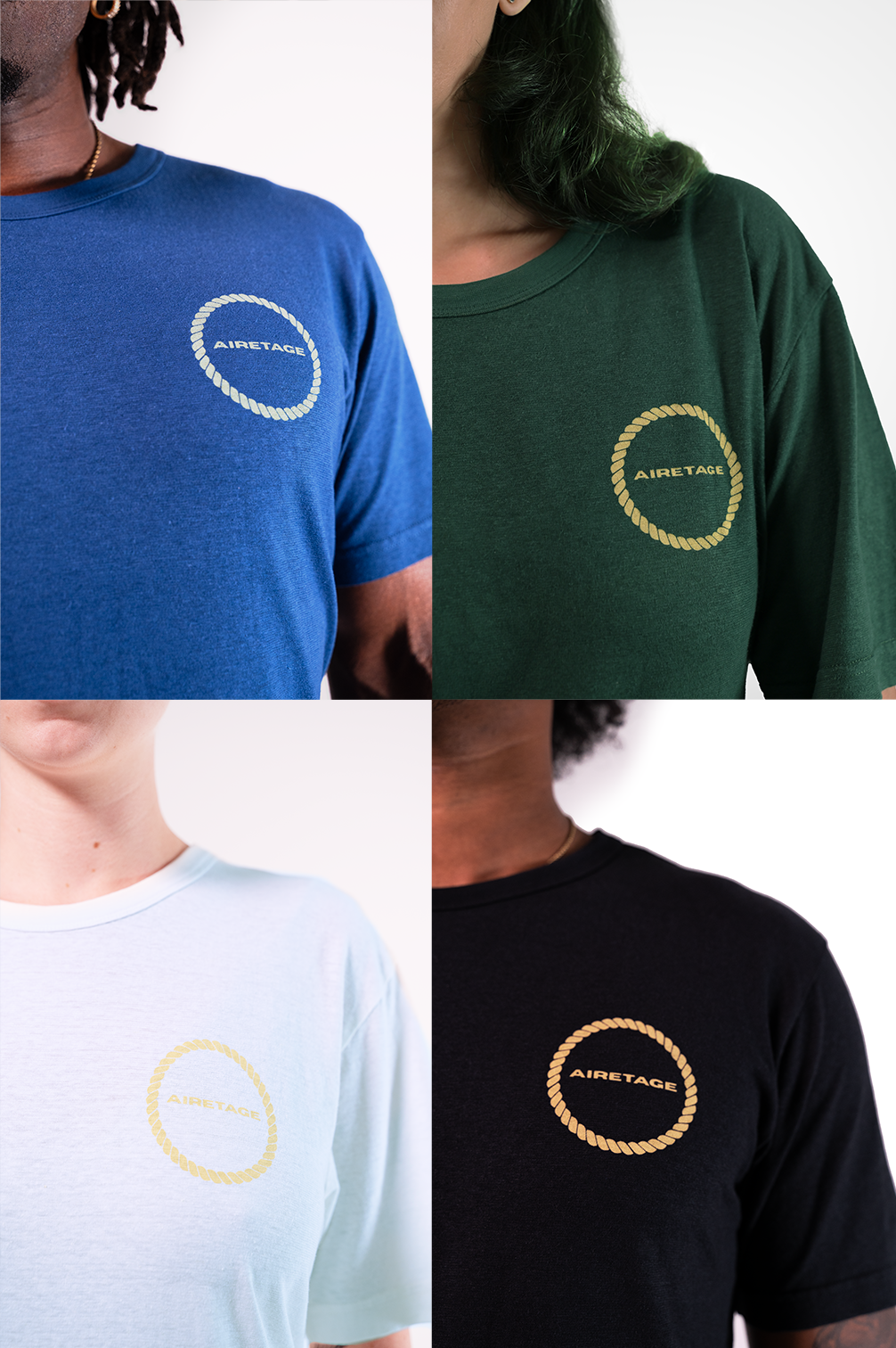 Complete 4-Pack Organic Hempwear Shirt Collection (25%)